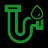 Water pipe icon